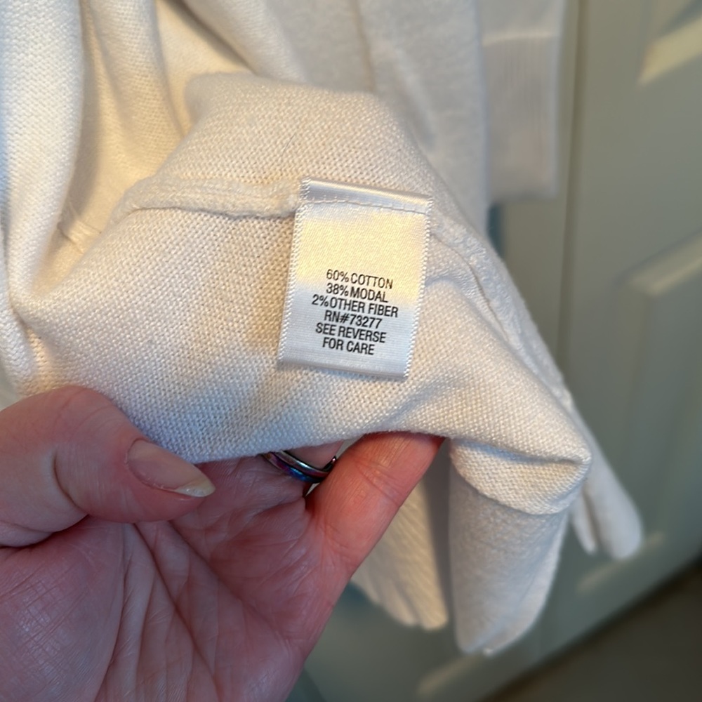 White Croft & Barrow sweater jacket - Picture 6 of 8